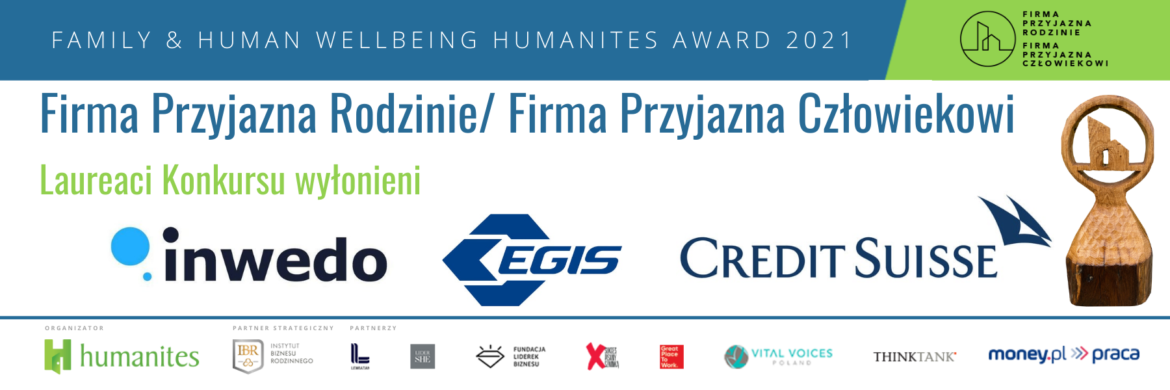 Banner Instytutu Humanites o konkursie Firma Przyjazna Rodzinie